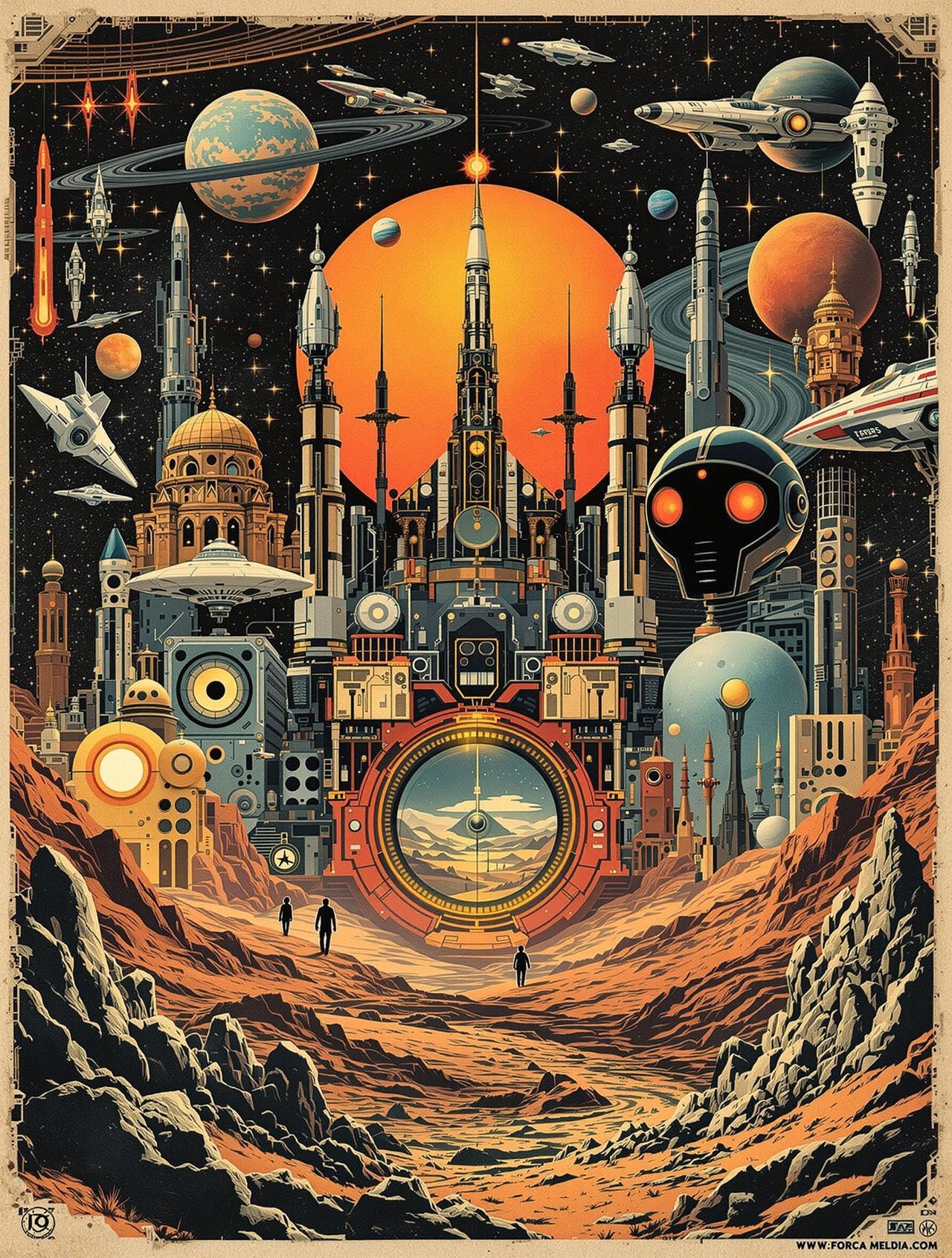 科幻电影百年回顾 - 从《大都会》到《沙丘》，共24部影片